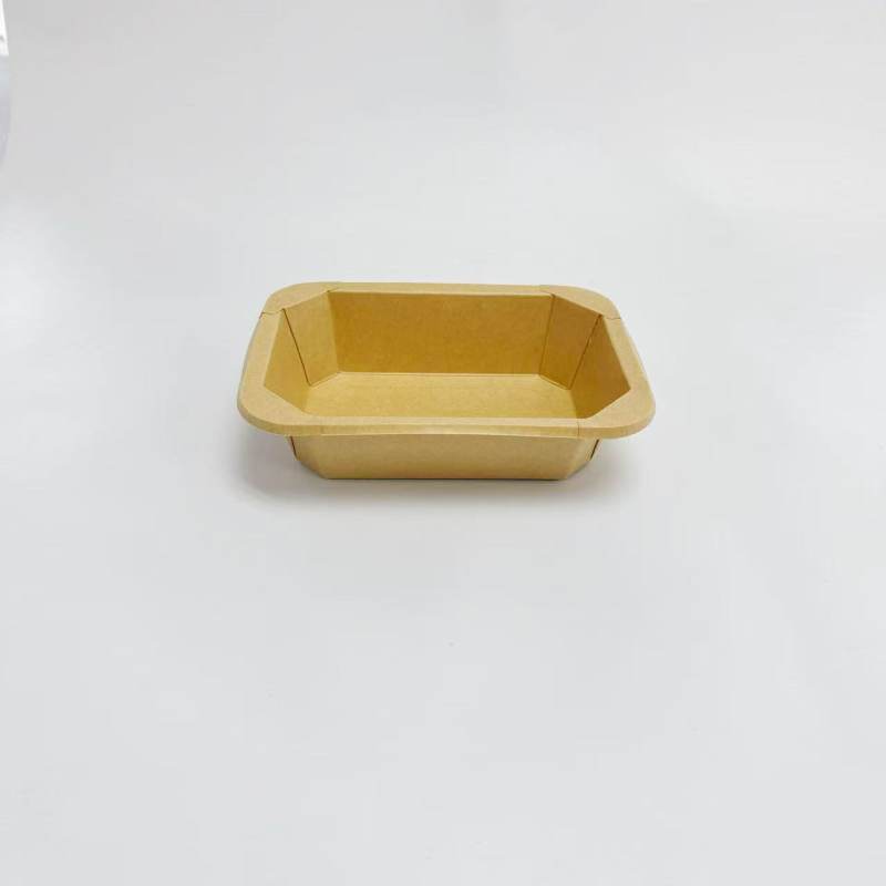 500ml kraft rectangular octagonal bowl